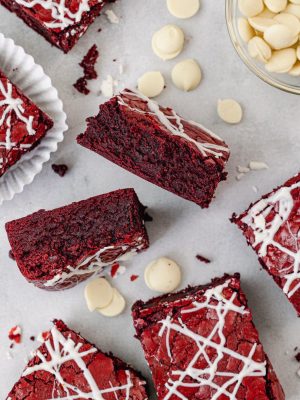 Red Velvet Baileys Brownies