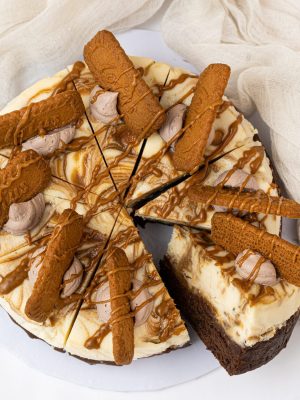 Brownie Lotus Cheese cake