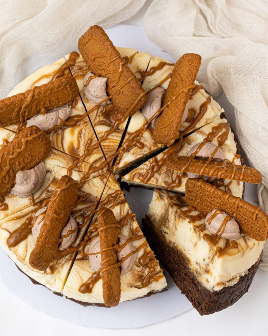 Brownie Lotus Cheese cake