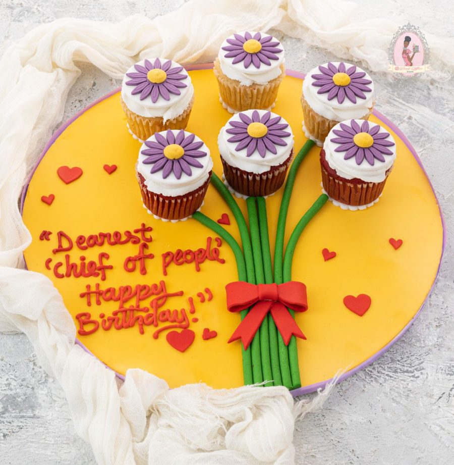 Cupcake Flower Bouquet