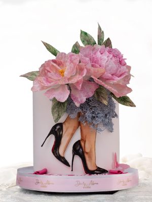 Stiletto Buttercream cake