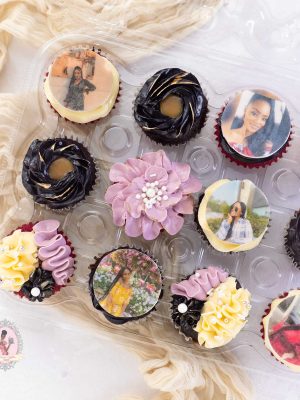12 Personalised Gourmet Cupcakes