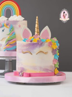 Unicorn Buttercream Cake