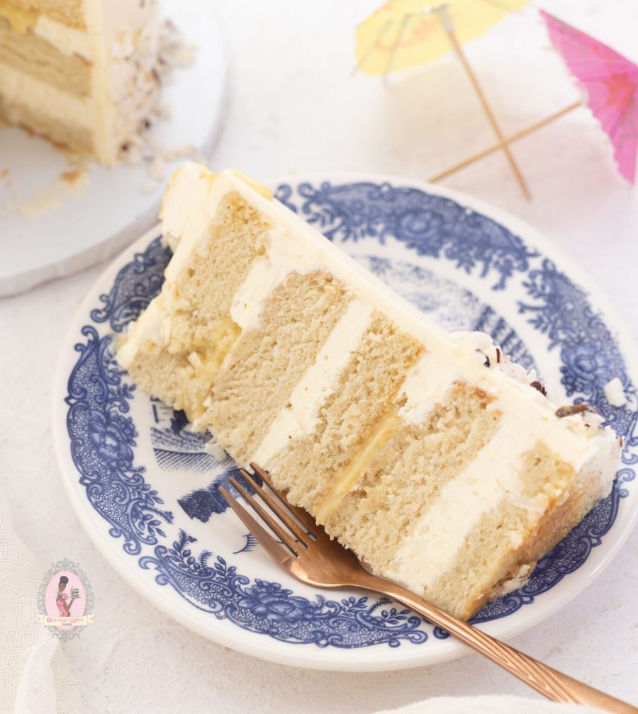 Naked Pinacolada Cake