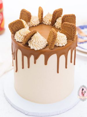 Caramel Biscoff Layer Cake