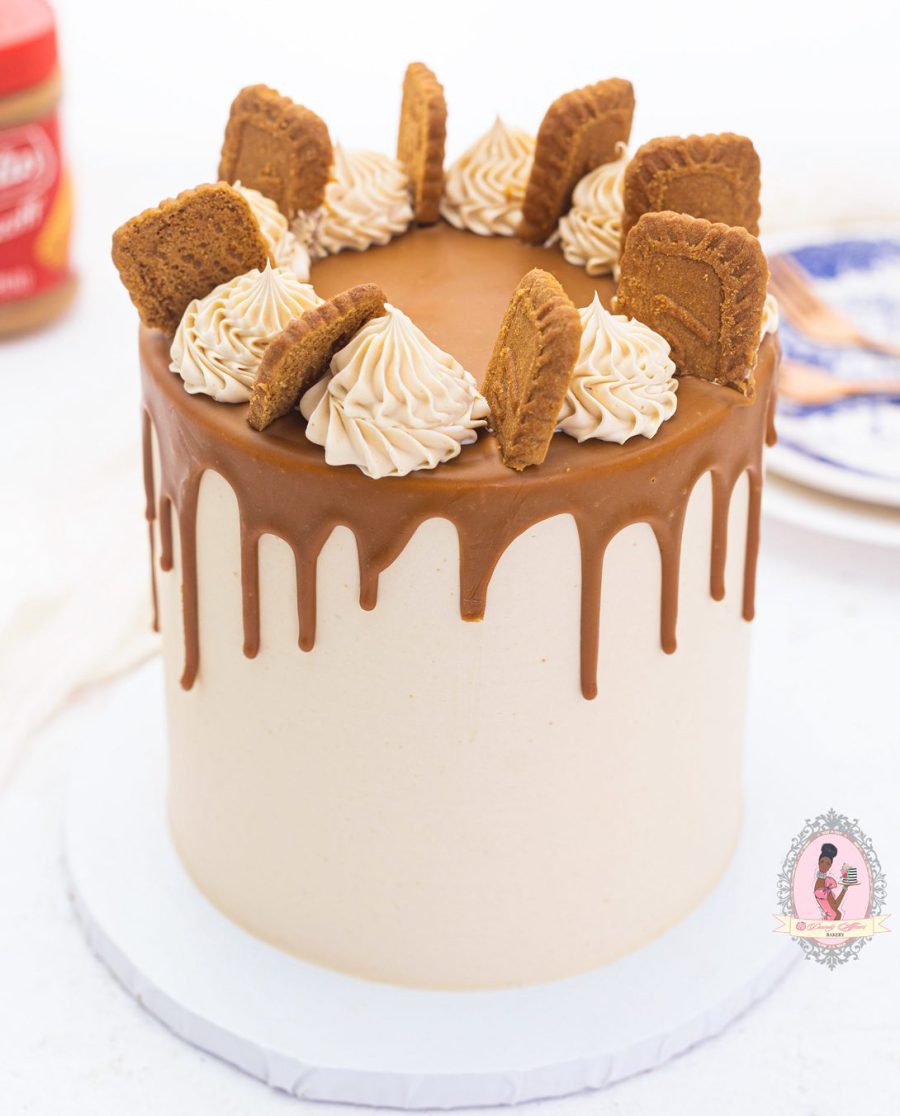 Biscoff Caramel Layer cake