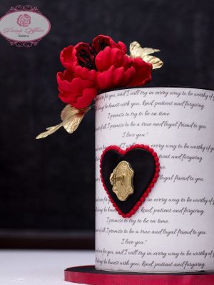 Key to my Heart Fondant cake