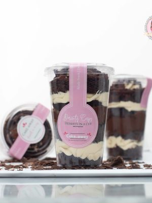 Chocolate dessert in a cup
