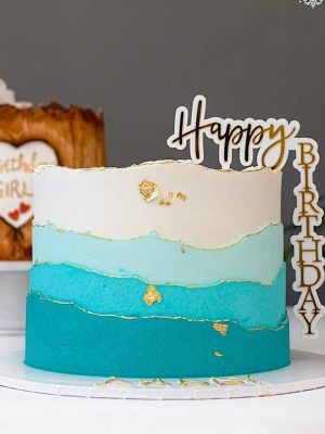 Ombre Buttercream cake