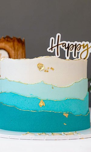 Ombre Buttercream cake