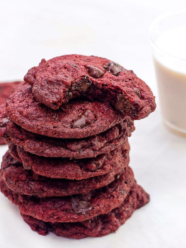 Red Velvet Chocolate Cookies