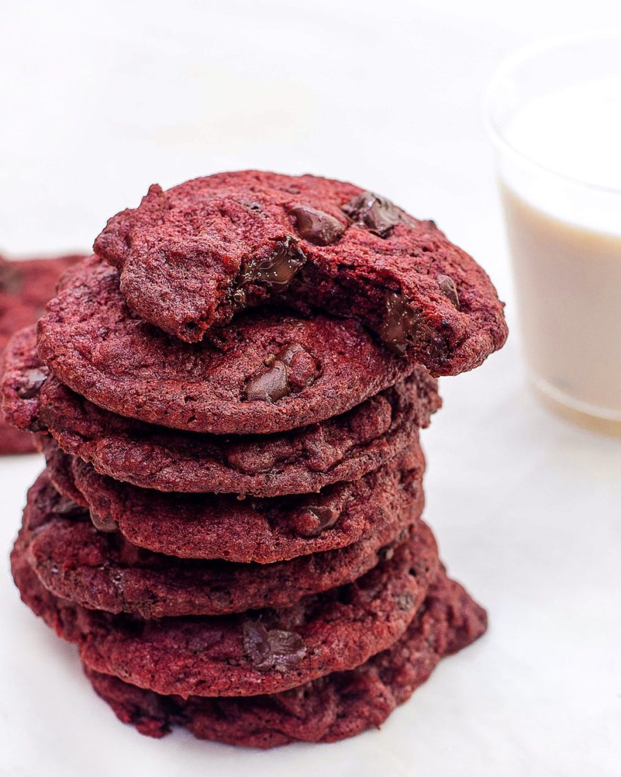 Red Velvet Chocolate Cookies