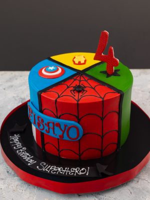 Avengers Fondant Cake