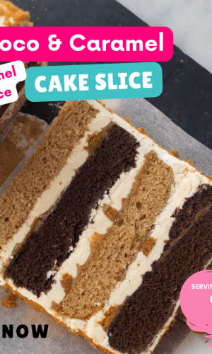 Caramel & Chocolate Slice
