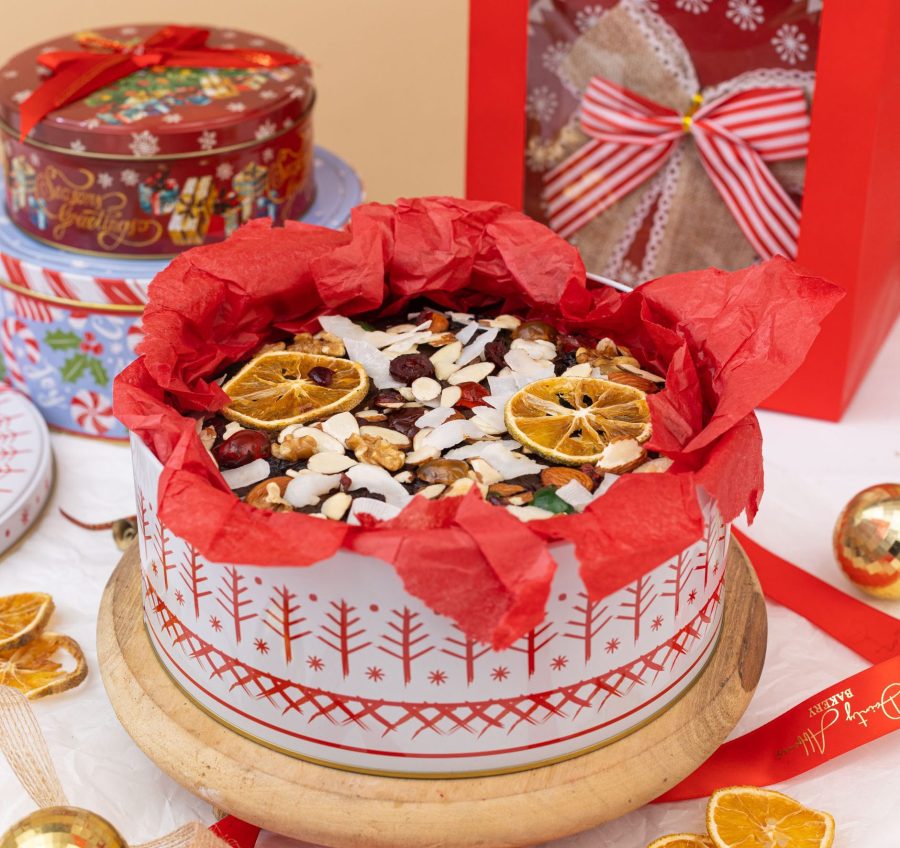 Christmas Fruit cake 8"