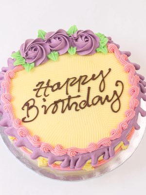 Budget buttercream cake