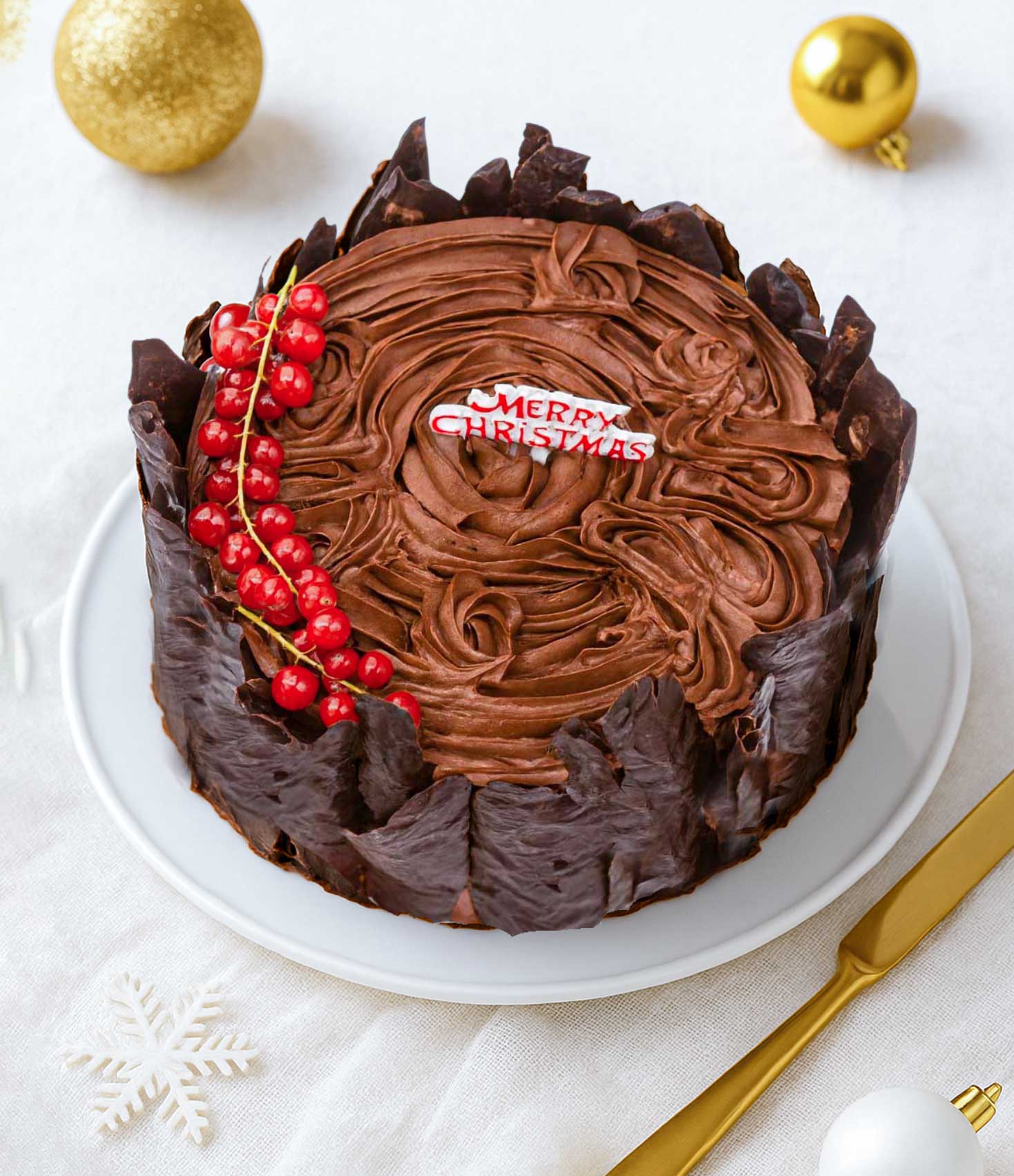 Chocolate Tree Stump Cake