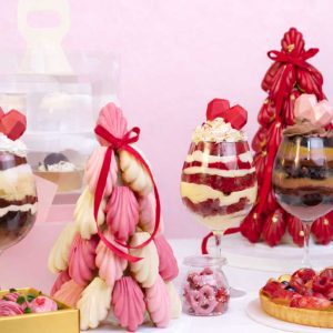 Chocolate Madeleine Tower