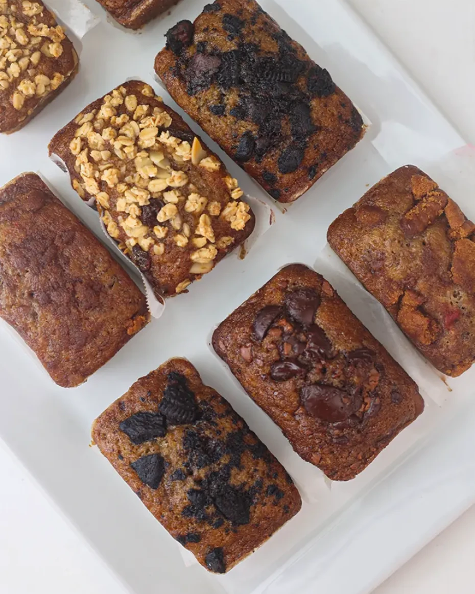 Mini Banana Bread Loaf
