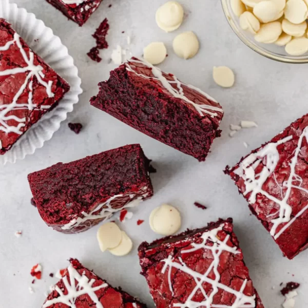10 Baileys Red Velvet Brownies