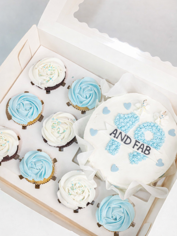 Bento cake and Cupcakes