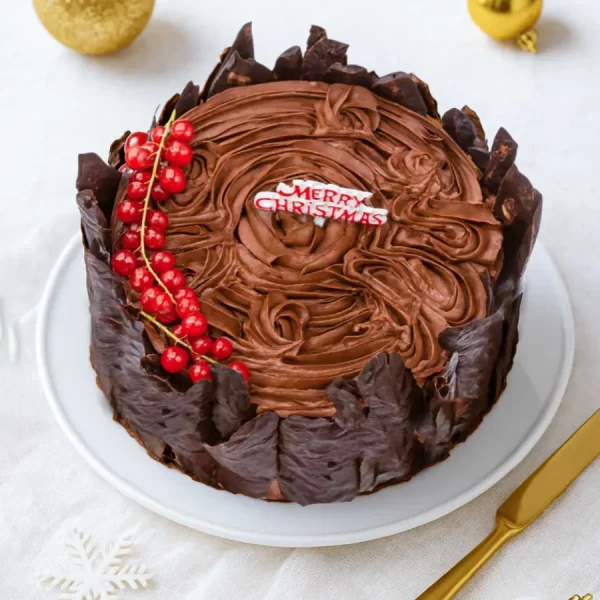 Chocolate Tree Stump Cake