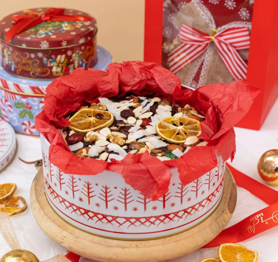 Christmas Fruit cake 8"