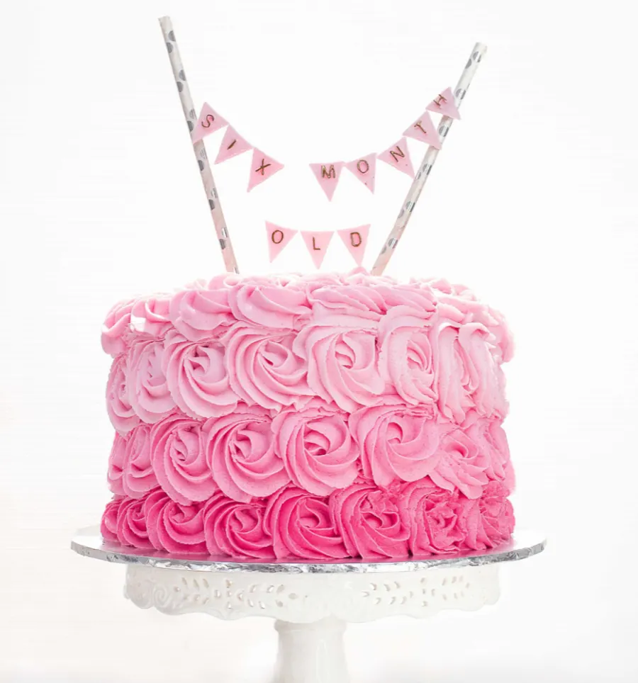 Rosette Butter Cream Cake